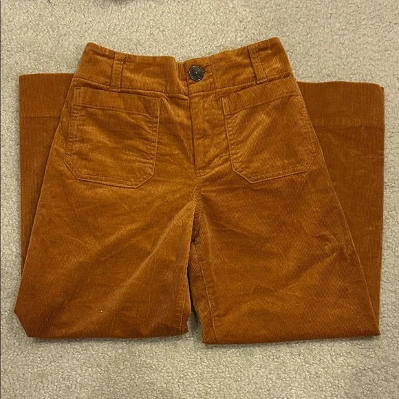 Maeve The Colette Corduroy Crop Wide-Leg Pants - Picture 2 of 6